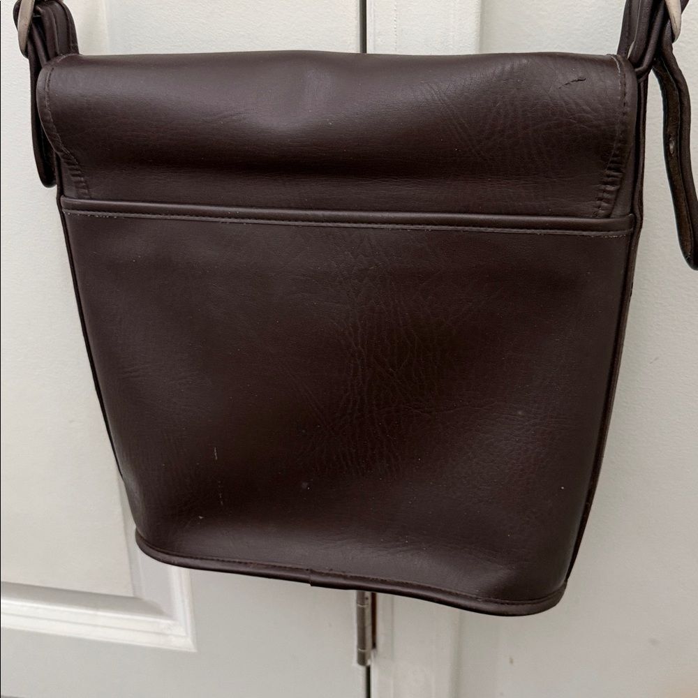 Vintage Coach 90s Whitney Crossbody Bag color brown - Picture 4 of 7